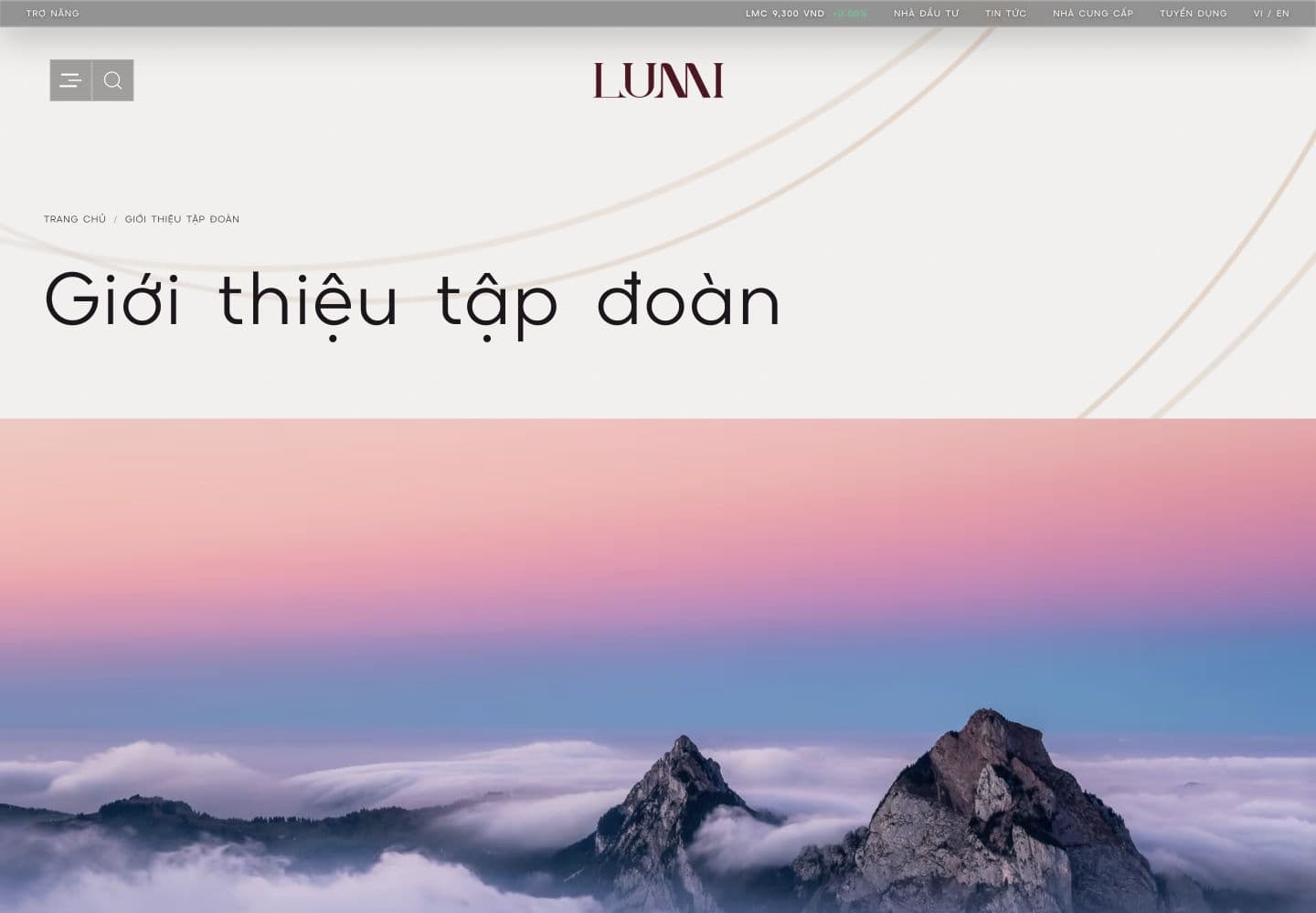 Lumi Holdings — chi tiết giao diện