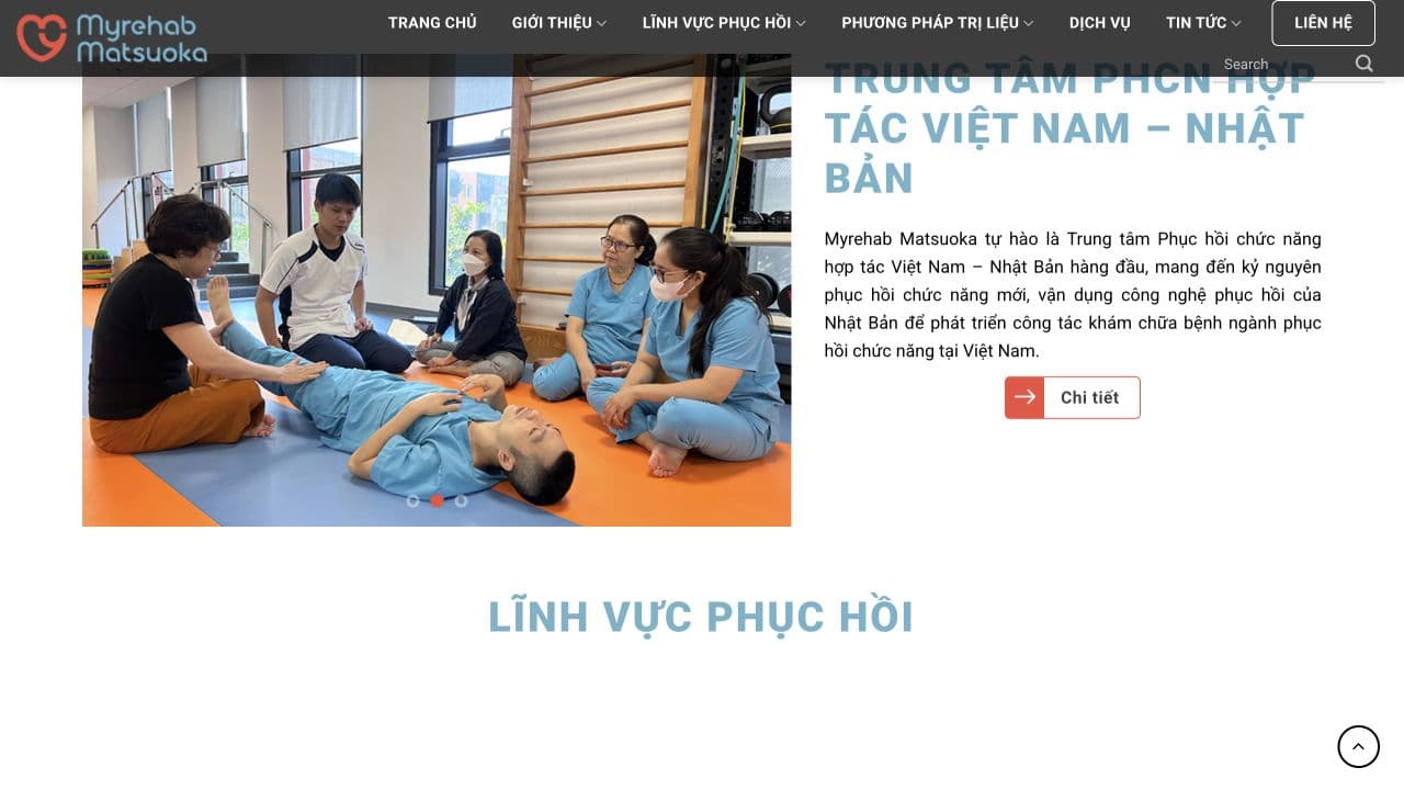 MyRehab Matsuoka — chi tiết giao diện