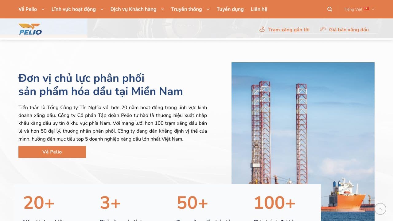Pelio — chi tiết giao diện